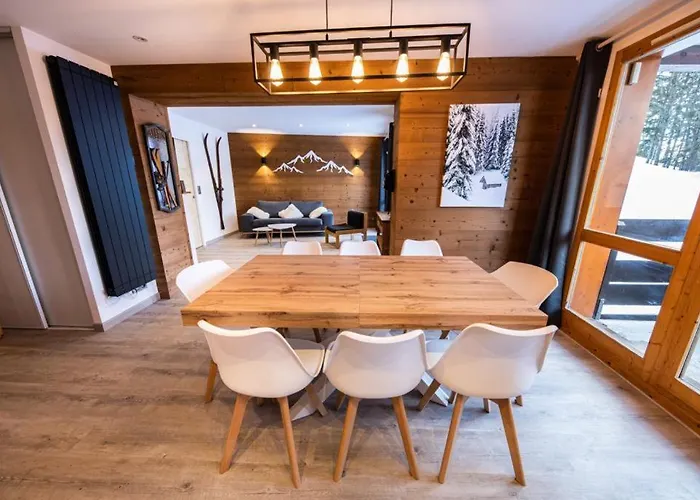 Apartmán Superbe Vue, Acces Skis Aux Pieds, Tres Agreable