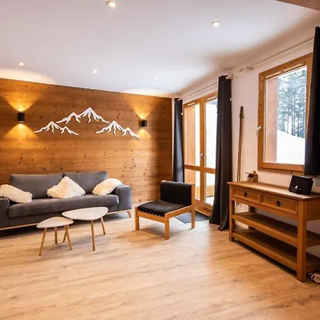 Superbe Vue, Acces Skis Aux Pieds, Tres Agreable 谷雪维尔